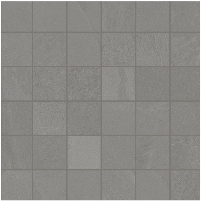 Unicom Starker Brazilian Slate Silk Grey Mozaiek 30x30cm